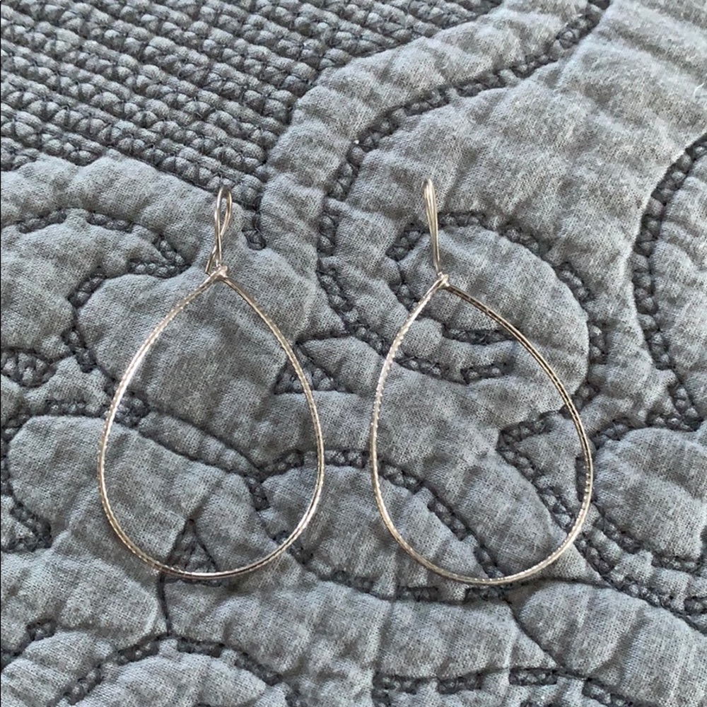 Silpada wire hoops.
